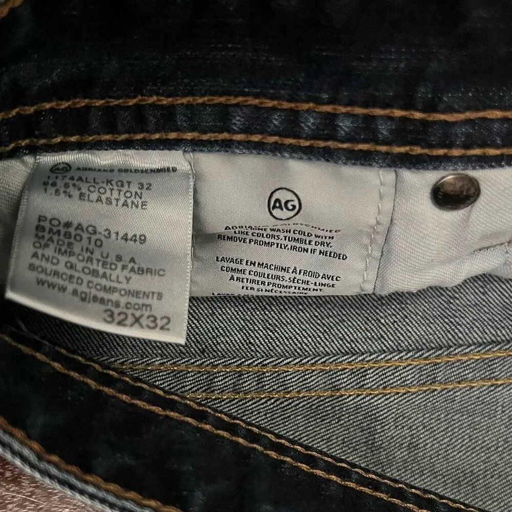 AG Adriano Goldschmied Graduate Tailored Leg Jeans Men's Size 32X32
